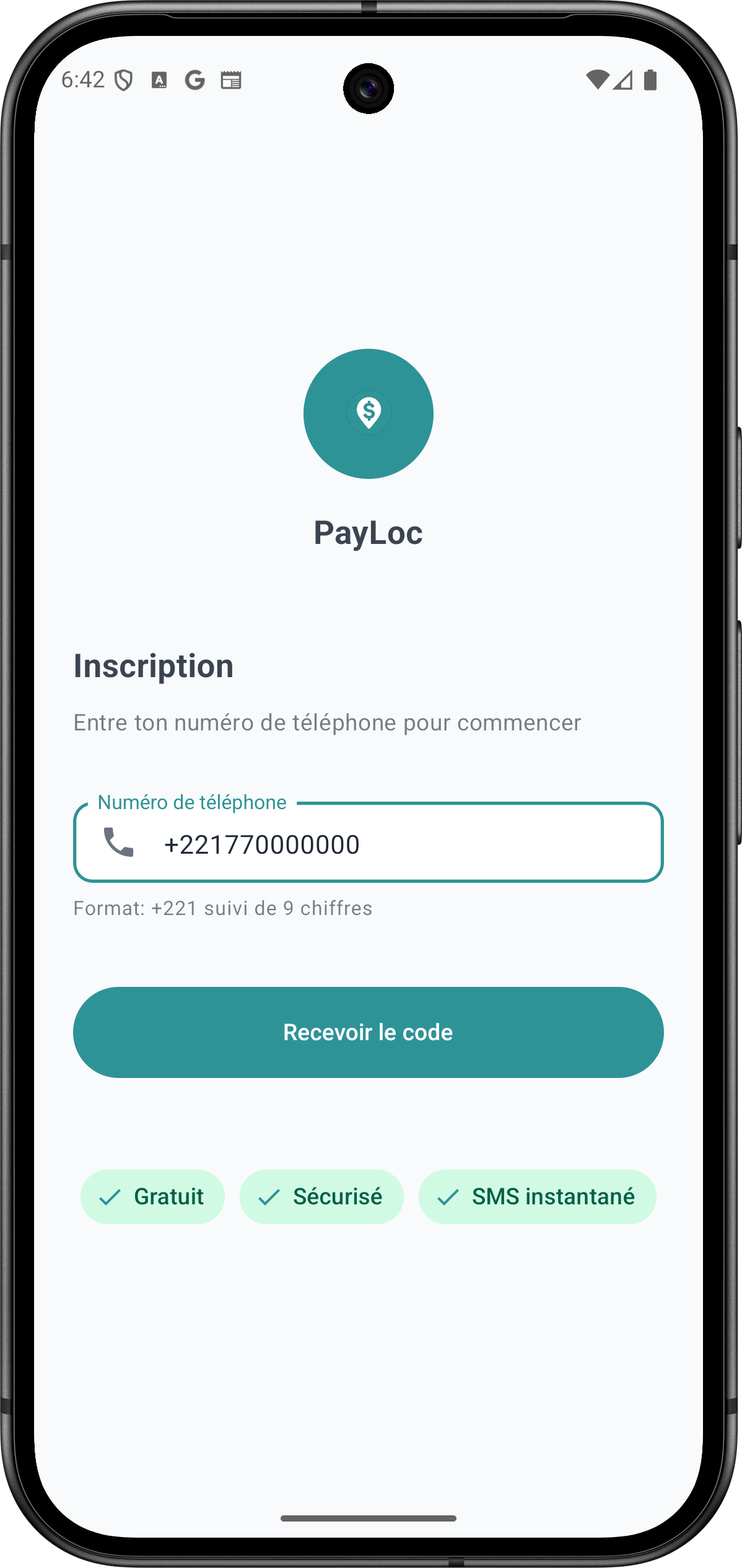 PayLoc Mobile App